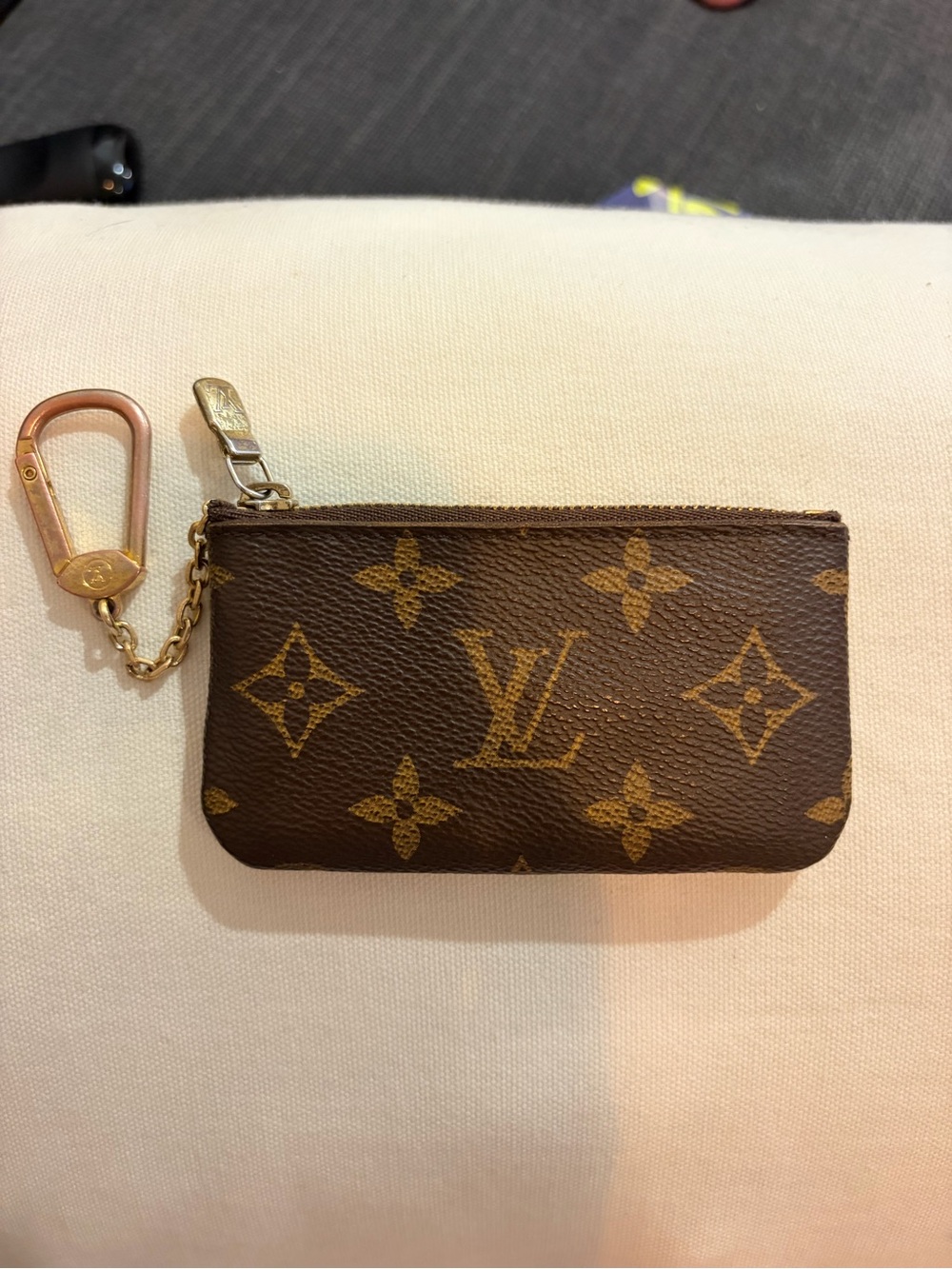 Louis Vuitton Monogram Zip Key Pouch